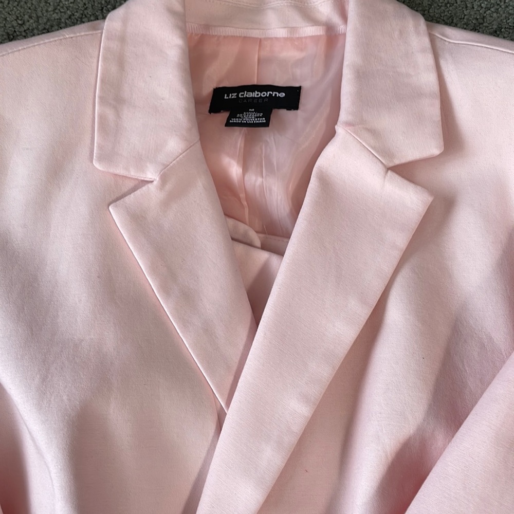 Liz Claiborne skinny ankle pant suit